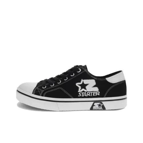 STARTER Low-Top Canvas Shoes Black/White Men's