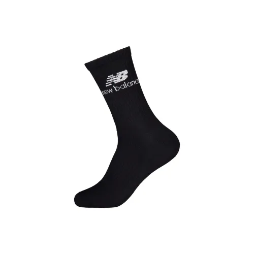 New Balance Носки Crew Унисекс 1 Пачка Черные