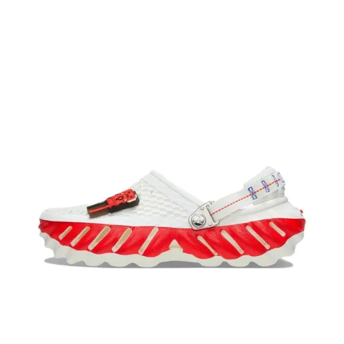 KANGHYUK совместный дизайн x Crocs Sabo Унисекс Белый Красный