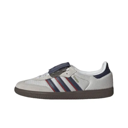 Adidas Originals Samba LT Устойчивые к истиранию Дышащие Скейтбординг Низкие Кроссовки Унисекс Белый Синий