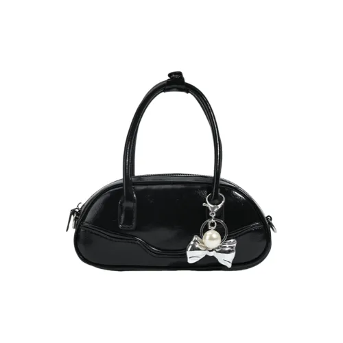 DALO ПУ (полиуретан) Бостон Сумка Подушка Сумка Сумка на одно плечо Женская Черная Красная Серебряная