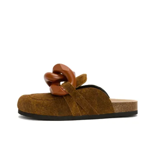 JW Anderson Chain Loafer Домашние тапочки Мужской Коричневый