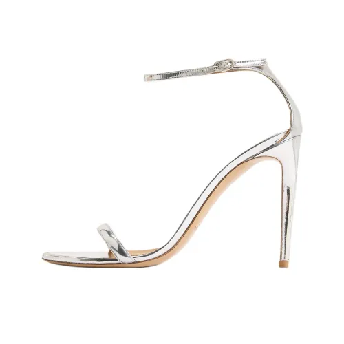 LAUREN RALPH LAUREN Krystina one Ремень Сандалии 10 см Женские Серебряные