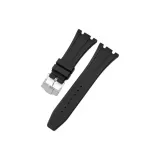 Чёрный с серебряной шпилькой