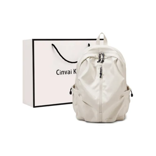 CinvaiKrose Ткань Путешественный Рюкзак Большой Унисекс Экрю Серый