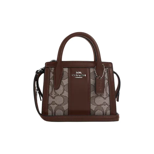 COACH Andrea Утончённая Телячья Кожа Сумка через плечо Сумка Мини Женская Дуб с Кленовым