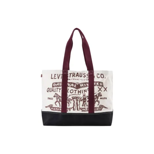 Levi's 100% хлопок Одно плечо Сумка Унисекс Ярко-красный