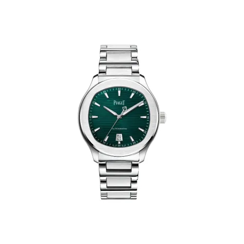PIAGET Автоматический Механический Механизм Мужские Часы PIAGET POLO 42 мм Зеленые