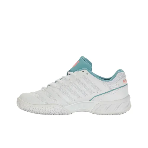 KSWISS MID Топ Кроссовки для тенниса Женские Белый Синий Пустыня Многоцветный