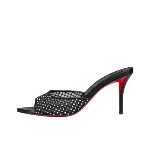 CL LUBOTING Слипоны 8 см Женские Черный