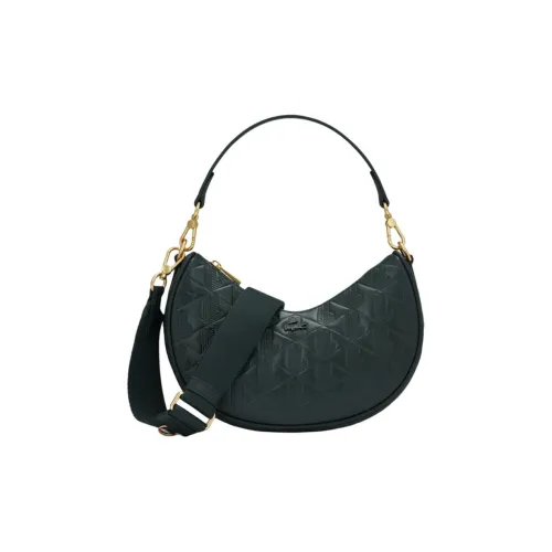 LACOSTE Сумка через плечо из коровьей кожи сумка среднего размера женская зеленая