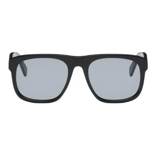 TOTEME Ацетат Квадратные Солнцезащитные Очки Женские Черные