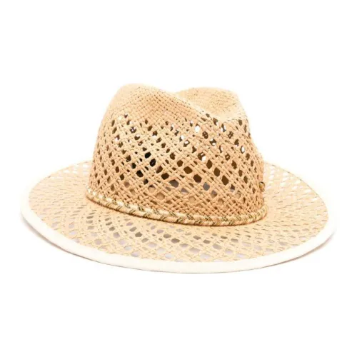 Borsalino Paper Raffia Пляжная шляпа Мужская Бежевая