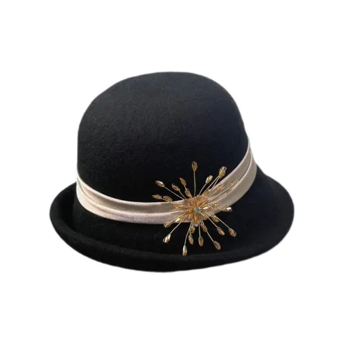 MINGYUANDAILI Шерсть Шляпы ведра Женские