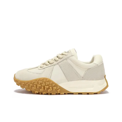 UBZ Низкий топ Повседневная обувь Женская Айвори Белый