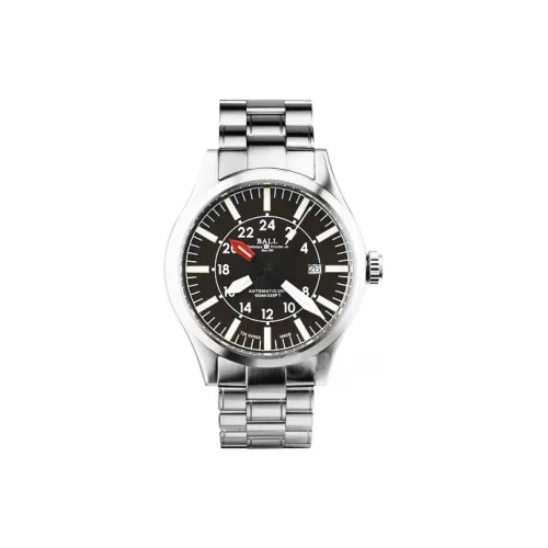 Шар Engineer II Collection Автоматический Механический Механизм Мужские Часы Часы 44 мм Черный Циферблат