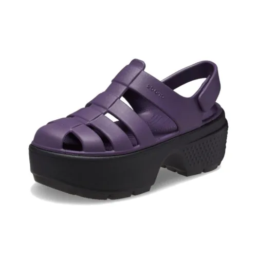 Сандалии Crocs в римском стиле Женские Deep Iris Фиолетовый