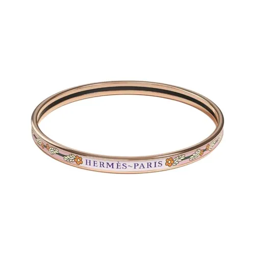 HERMES Эмаль Браслеты Женские Миндально-розовый