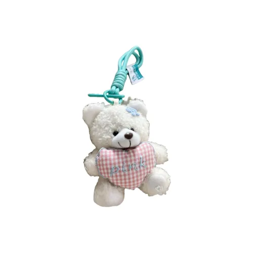 BLUE WHITE CASTLE Буква Сердце Cartoon Bear Куклы Плюшевый Брелок 10 см Рекомендуемая Высота