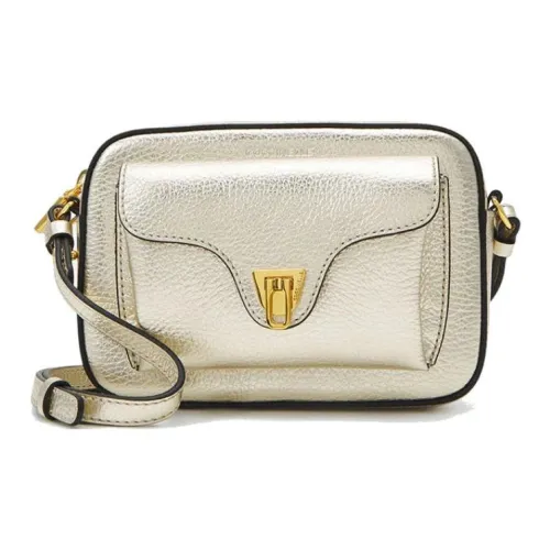 COCCINELLE Телячья кожа Сумка через плечо Мини Женская Светло-золотая