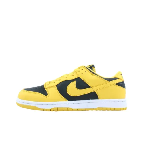 Nike Dunk Slip-Resistant Abrasion-Resistant Low Top Скейтборд Кроссовки Женские Черные Желтые