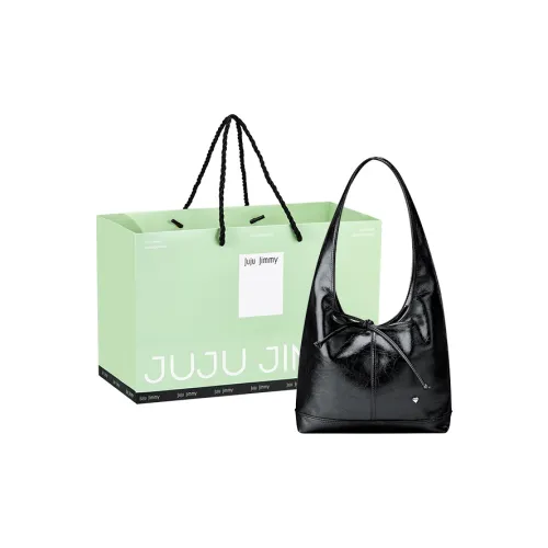 Juju Jimmy ПУ (полиуретан) Сумка через плечо Стандартная Женская Черная Серебряная