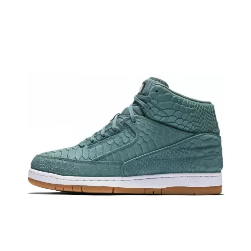 Nike Air Python Аbrasion Resistant High Топ Винтажные баскетбольные кроссовки Мужской Зеленый