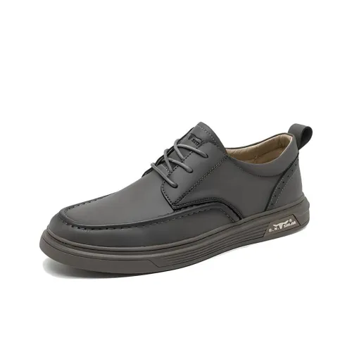 GNSJ Мужские повседневные туфли Low Top Темно-серый Мужской