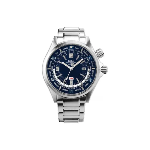 Шар Engineer General II Collection Автоматический Механический Механизм Мужские Часы Часы 45 мм Синий Циферблат