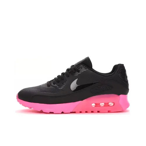 Nike Air Max 90 Low Топ Беговые кроссовки Женские Черный Розовый