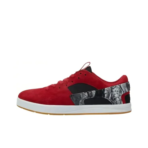nike SB Eric Koston Huarache Slip Resistant Abrasion Resistant Низкие Скейтбординг Кроссовки Унисекс Красный Черный