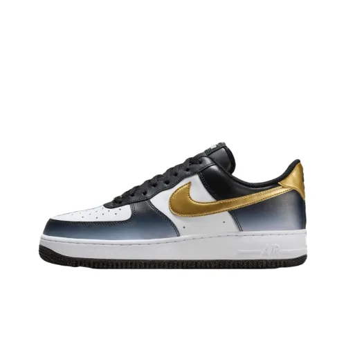Nike Air FORCE 1 Low Топ Скейтборд Кроссовки Унисекс Белый Черный