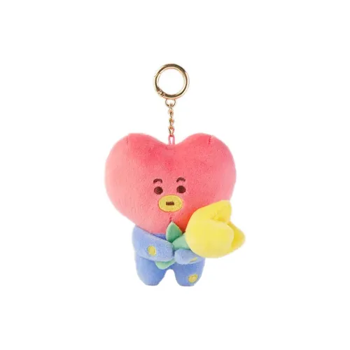 LINE FRIENDS BT21 Весна Day Collection Куклы Плюшевый Брелок 9 см 10 см 11 см 12 см Рекомендуемая высота