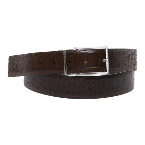 EMPORIO ARMANI Ремни из коровьей кожи Мужской Коричневый