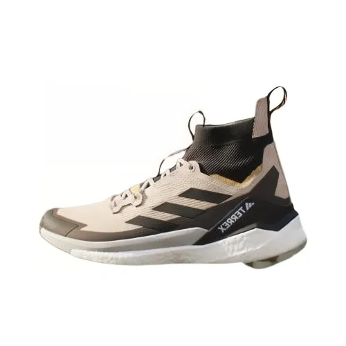 adidas Terrex FREE HIKER 2,0 Амортизация Износостойкий MID Топ Уличная обувь Мужская Черный Коричневый