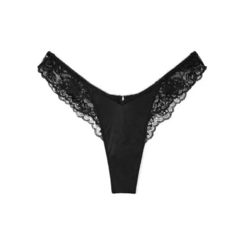 Victoria's Secret VERY Сексуальный DI Стринги Женские 1 Пачка Черный