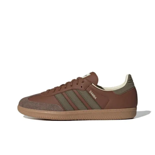 adidas originals SAMBA OG Кроссовки для скейтбординга Низкие Коричневые Унисекс