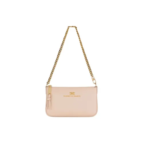 Elisabetta Franchi Кожа Сумка Сумка через плечо Мини Женская Нюдовая