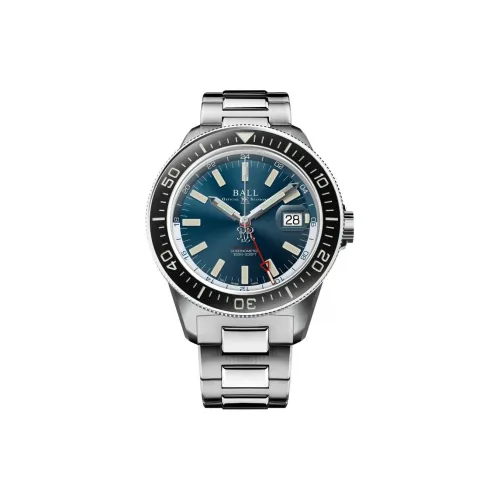 Шар Автоматический Механический Механизм Мужские Часы Часы 40 мм Синий Циферблат Корпус из Нержавеющей Стали Ремешок из Нержавеющей Стали