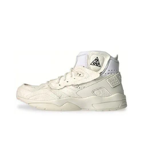 CDG x Nike Air Mowabb Нескользящий Легкий Высокий Топ Толстая Подошва Кроссовки Мужские Белые