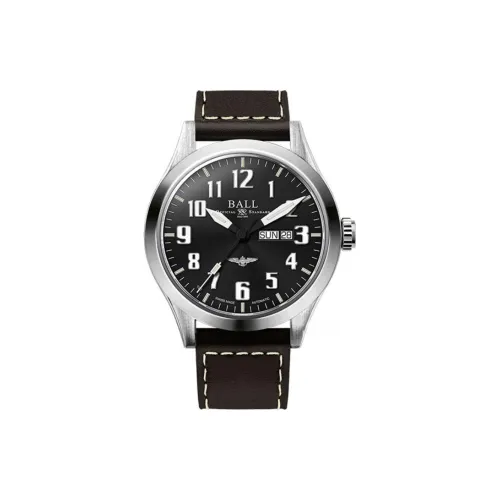 Шар Engineer III Collection Автоматический Механический Механизм Мужские Часы Часы 46 мм Черный Циферблат