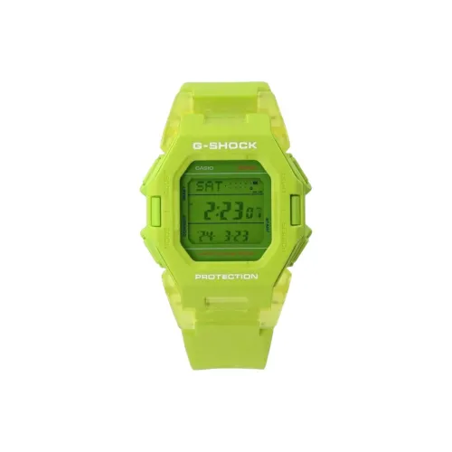 CASIO Кварцевый механизм Смольный ремешок Часы для мужчин Зеленый циферблат