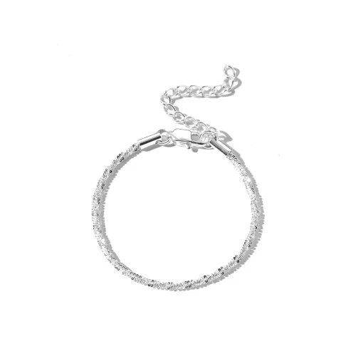 FOREVER MELODY Браслеты из титанового стального сплава Унисекс Серебряный