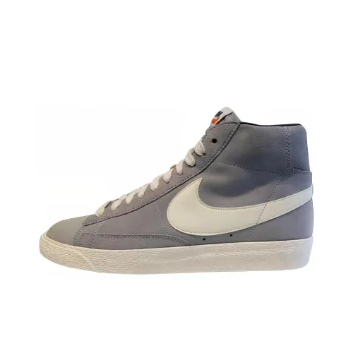 Nike Blazer Abrasion Resistant MID Топ Скейтборд Кроссовки Мужские Серые