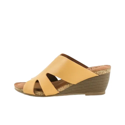 Hush Puppies Слипоны Женские Коричнево-Желтые