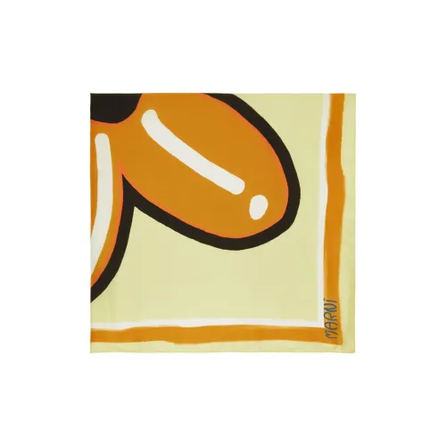 MARNI Шелковые шарфы Женские Желтые