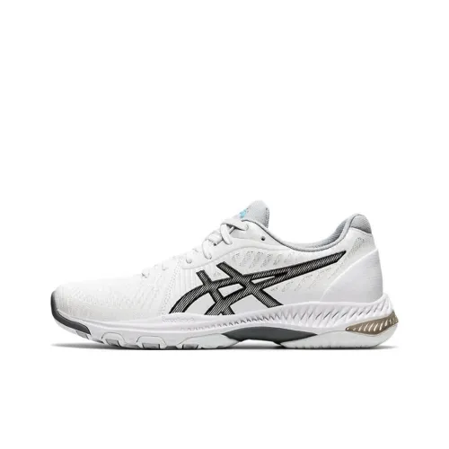 Asics Netburner Ballistic FF 2 Low Топ Винтажные баскетбольные кроссовки Женские Белый Черный