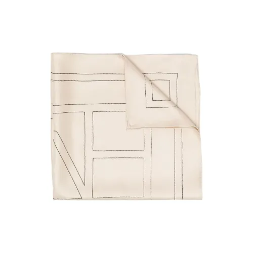 TOTEME Шелковые шарфы для женщин бежевый