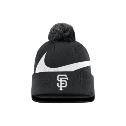 nike Акриловые шапки-бини Мужской Черный