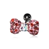 Яркий полный ромб бабочка арочный ухо кость штифт один